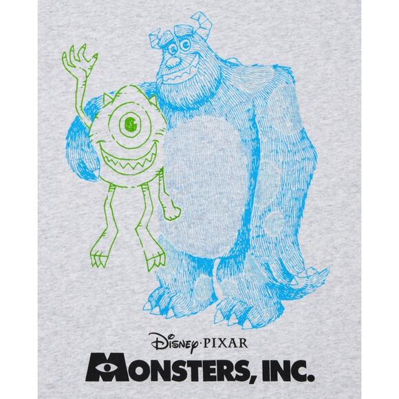 Uniqlo Disney Pixar Monsters, Inc Magic For All Timeless T-shirt in Gray - Picture 2 of 8